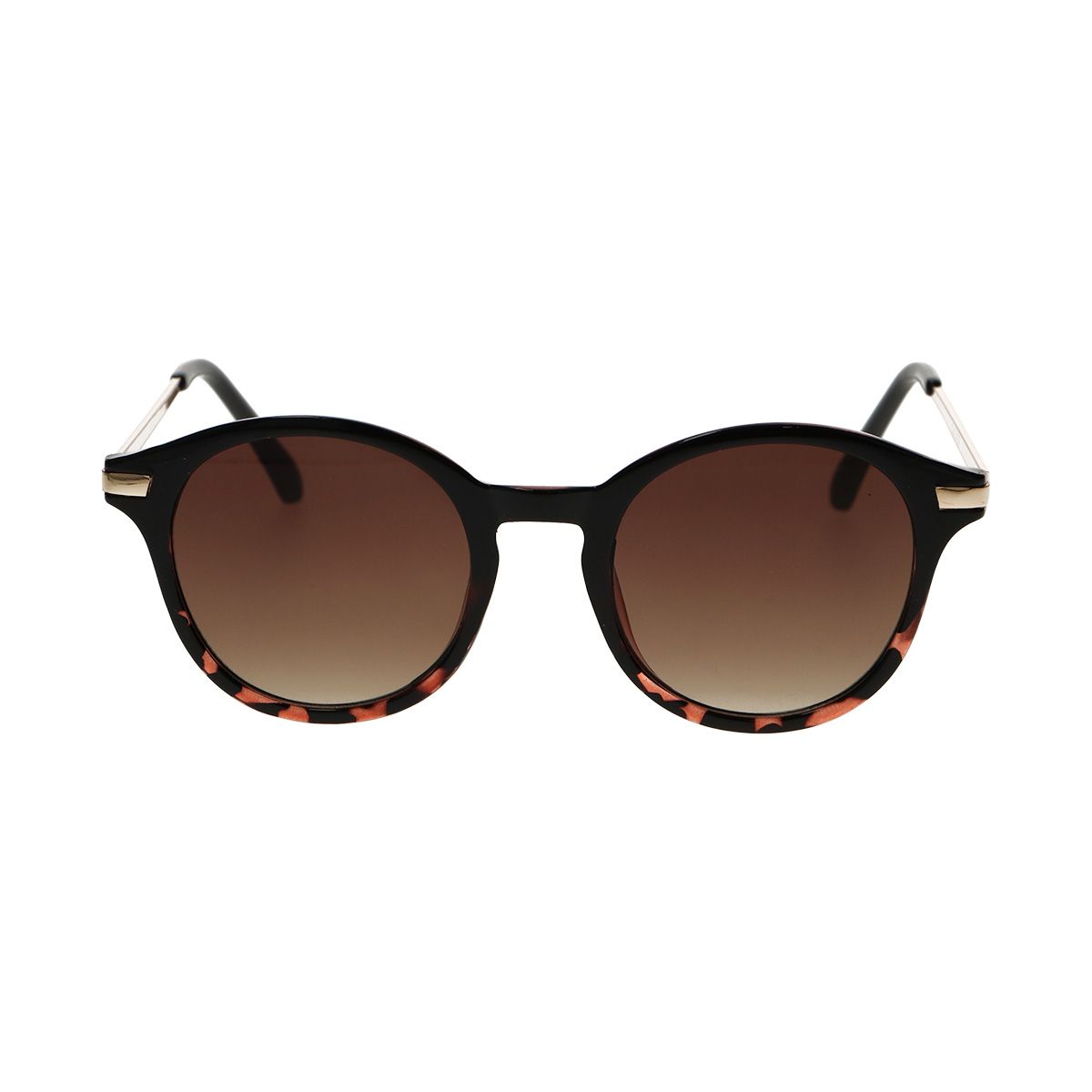 Lunettes de soleil Spectrum Spectrum autour de la moitié de la tortue noires dames