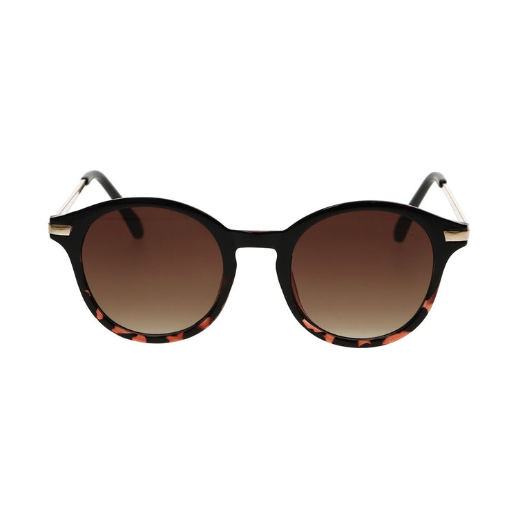 Lunettes de soleil Spectrum Spectrum autour de la moitié de la tortue noires dames