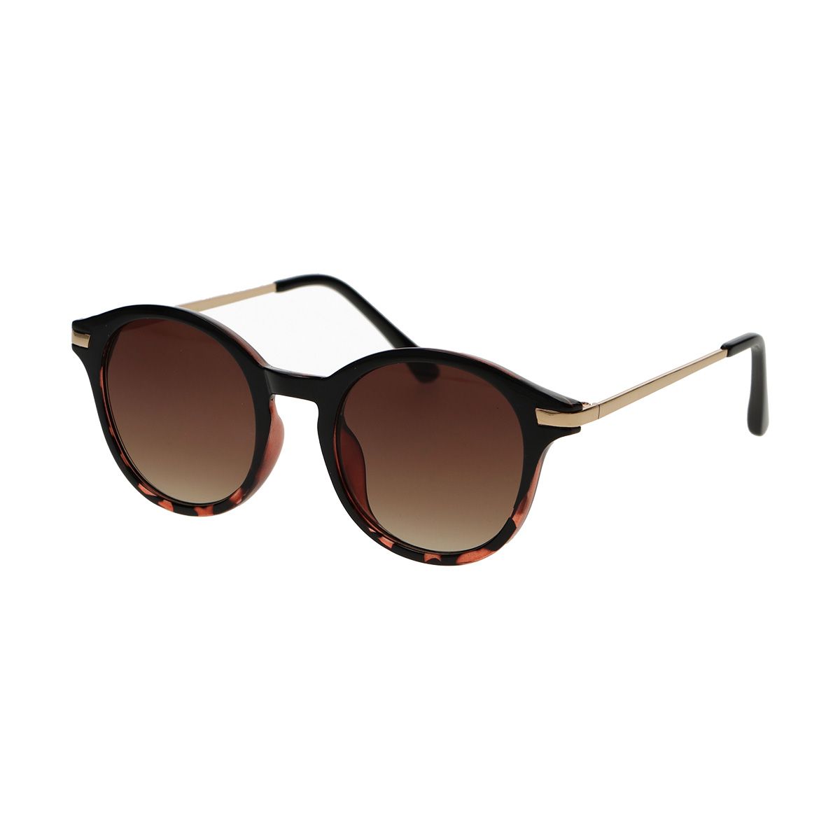 Lunettes de soleil Spectrum Spectrum autour de la moitié de la tortue noires dames