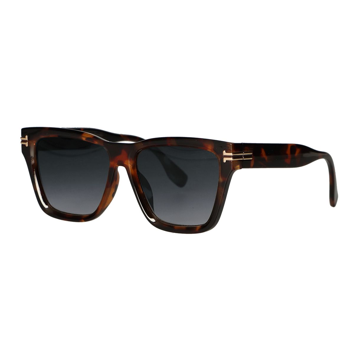 Spectrum Spectrum Sunglasses Square Tortoise Smoke Smoke Glass Dames