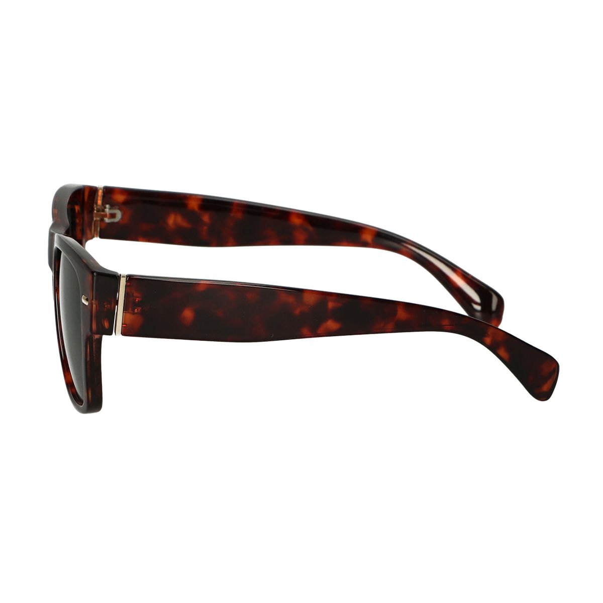 Lunettes de soleil spectre brun havanna larges dames