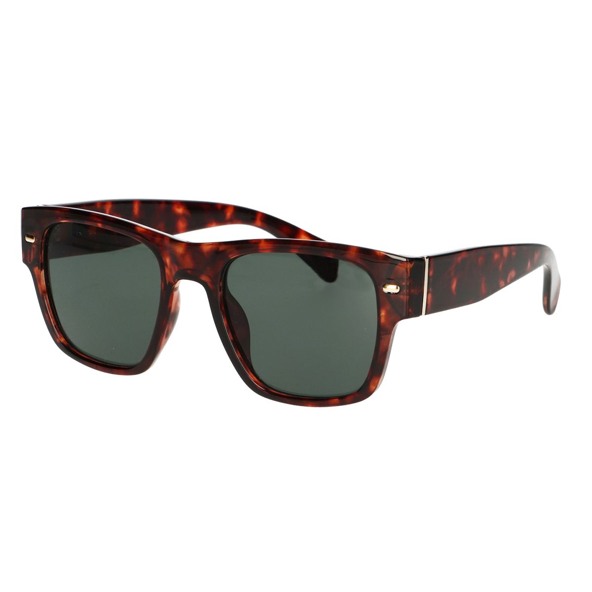 Lunettes de soleil spectre brun havanna larges dames