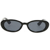 Lunettes de soleil Spectrum ovales verre fumé noir dames