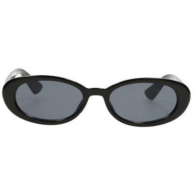 Lunettes de soleil Spectrum ovales verre fumé noir dames