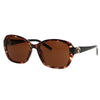 Lunettes de soleil Spectrum havane verre marron dames