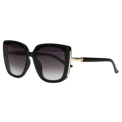 Lunettes de soleil Spectrum papillon noir verre fumé dames