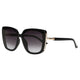 Lunettes de soleil Spectrum papillon noir verre fumé dames