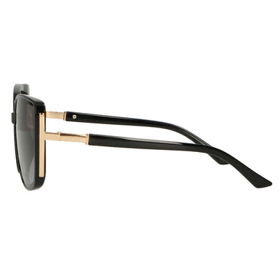 Lunettes de soleil Spectrum papillon noir verre fumé dames