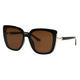 Lunettes de soleil Spectrum papillon verre marron dames