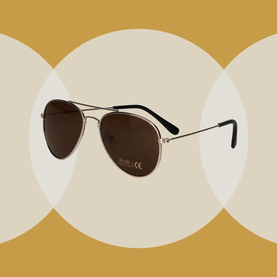 Lunettes de soleil Spectrum Spectrum Pilote Gold Brown Messieurs