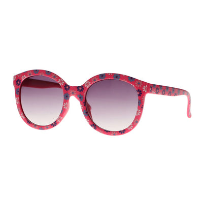 Spectrum Spectrum Lunettes de soleil rose fleur fumée de verre fille