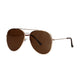 Lunettes de soleil Spectrum Pilot Gold Brown Verre