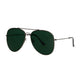 Lunettes de soleil Spectrum Pilote Silver Green Verre