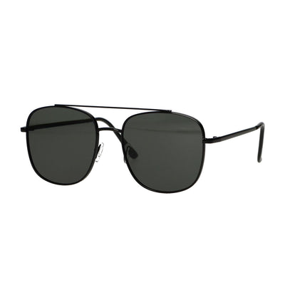 Spectrum Spectrum Lunettes de soleil aviateur Aviator Black Green Glass Men