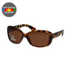 Spectre Spectrum Polarise Sungasses Oval Tortoise Brown Mesdames