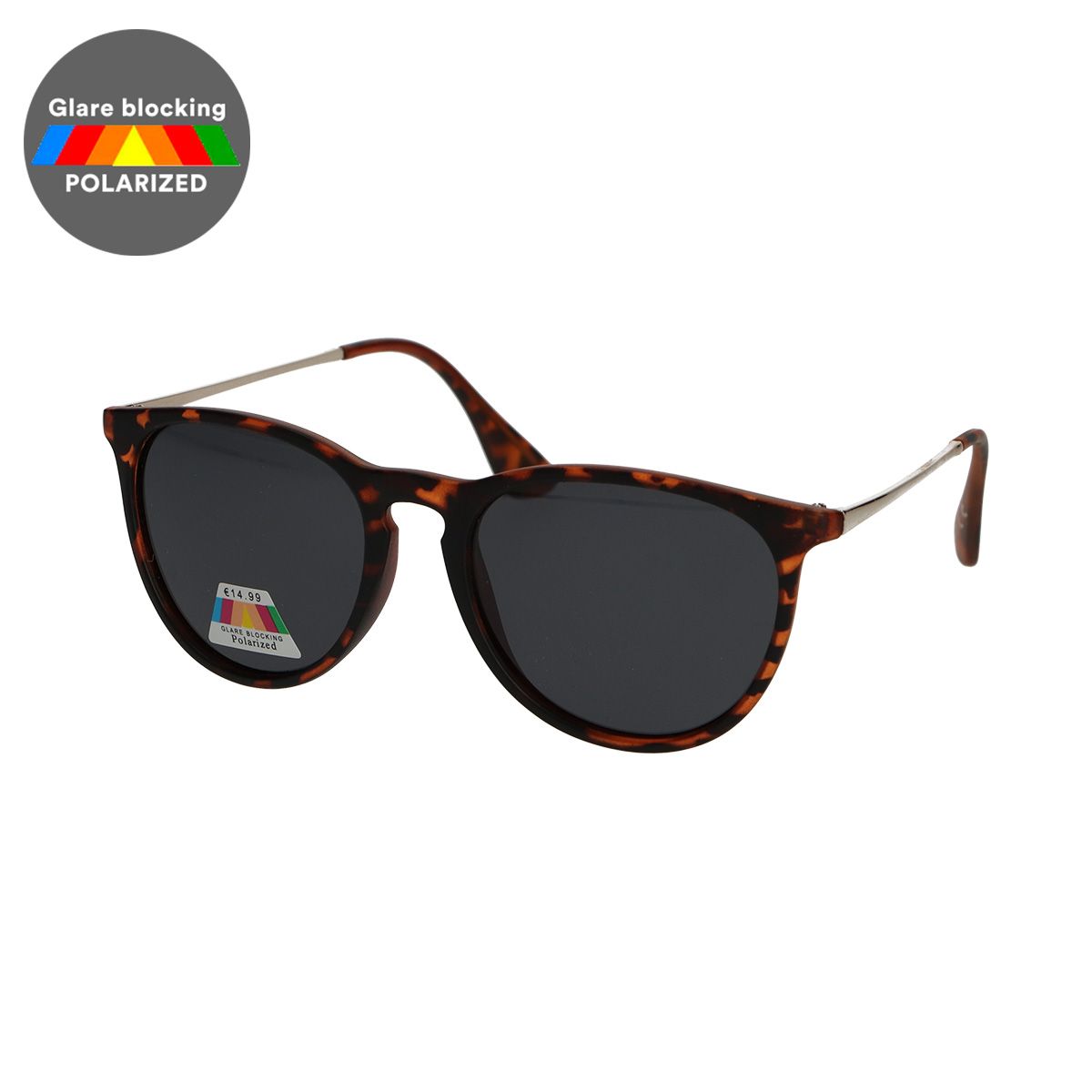 Spectrum Spectrum Polariazed Sunglasses autour de Tortoise Gold Grey Ladies