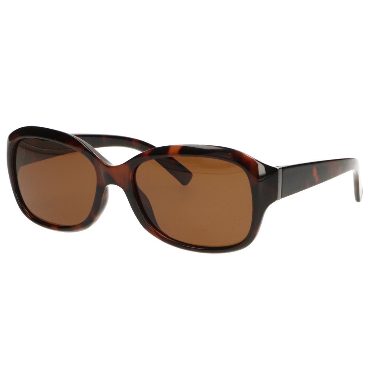 Lunettes de soleil polarisées Spectrum ovales tortue marron dames