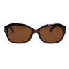 Lunettes de soleil polarisées Spectrum ovales tortue marron dames