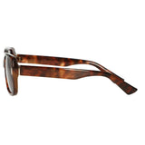 Lunettes de soleil polarisées Spectrum marron tortue avec dames dorées - afbeelding 3