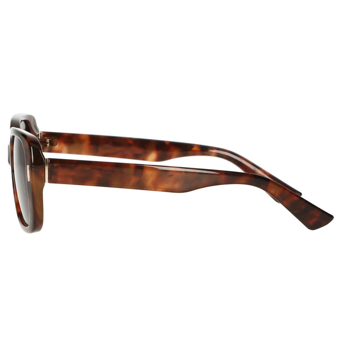 Lunettes de soleil polarisées Spectrum marron tortue avec dames dorées