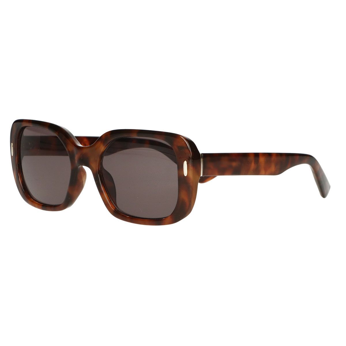 Lunettes de soleil polarisées Spectrum marron tortue avec dames dorées