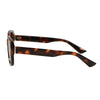Lunettes de soleil polarisées Spectrum tortue dégradé marron avec dames dorées