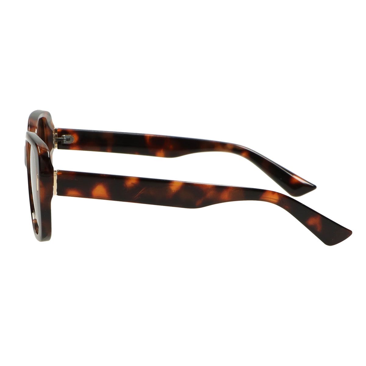 Lunettes de soleil polarisées Spectrum tortue dégradé marron avec dames dorées
