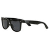 Lunettes de soleil polarisées Spectrum carrées noires fumées pour hommes