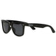 Lunettes de soleil polarisées Spectrum carrées noires fumées pour hommes