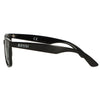 Lunettes de soleil polarisées Spectrum carrées noires fumées pour hommes