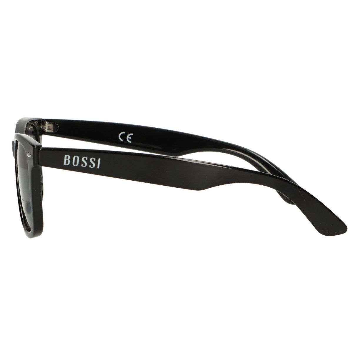 Lunettes de soleil polarisées Spectrum carrées noires fumées pour hommes