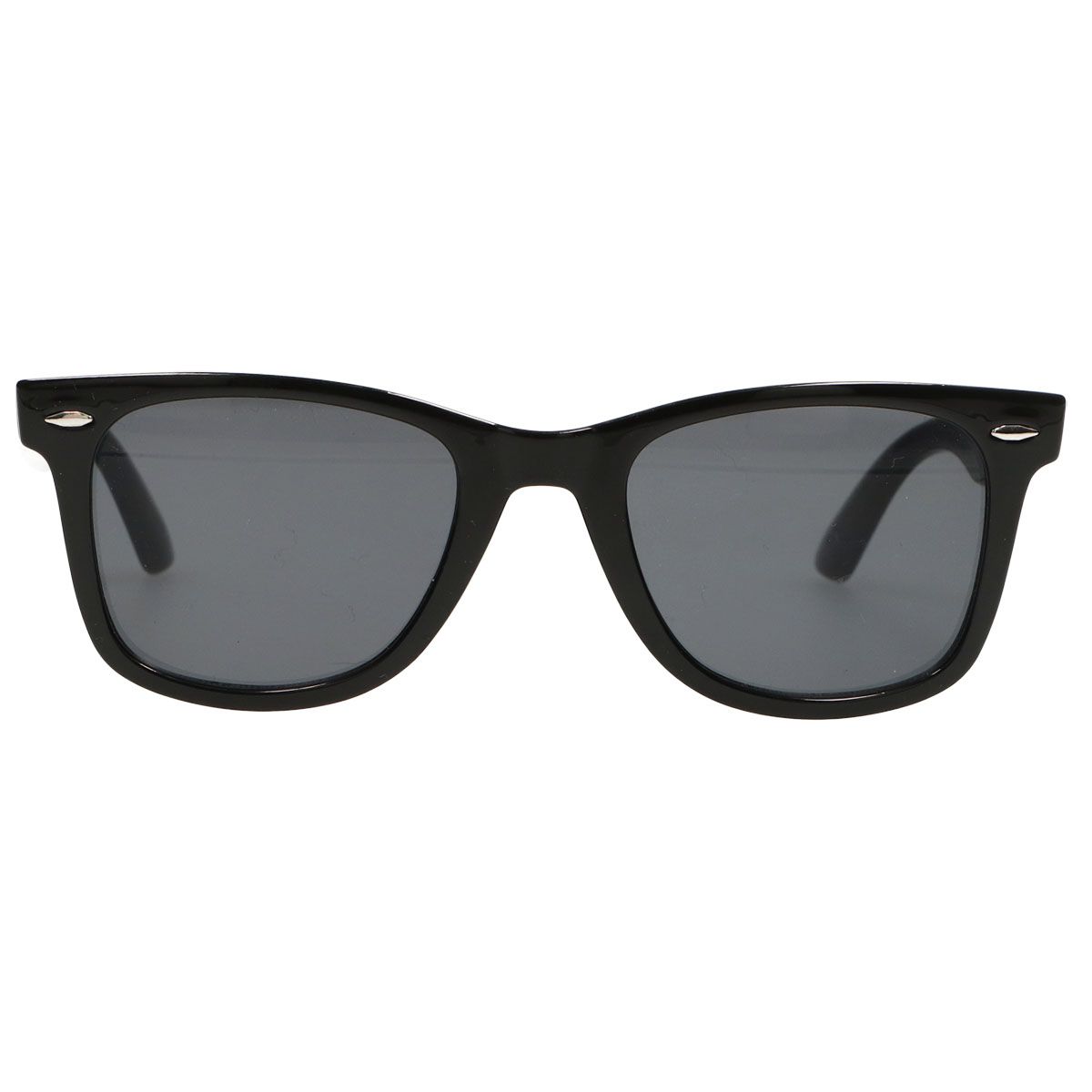 Lunettes de soleil polarisées Spectrum carrées noires fumées pour hommes