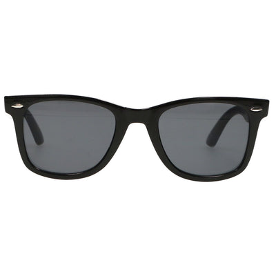 Lunettes de soleil polarisées Spectrum carrées noires fumées pour hommes