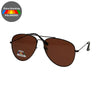 Spectre Spectrum Lunettes de soleil polariazées Pilote Brun noir
