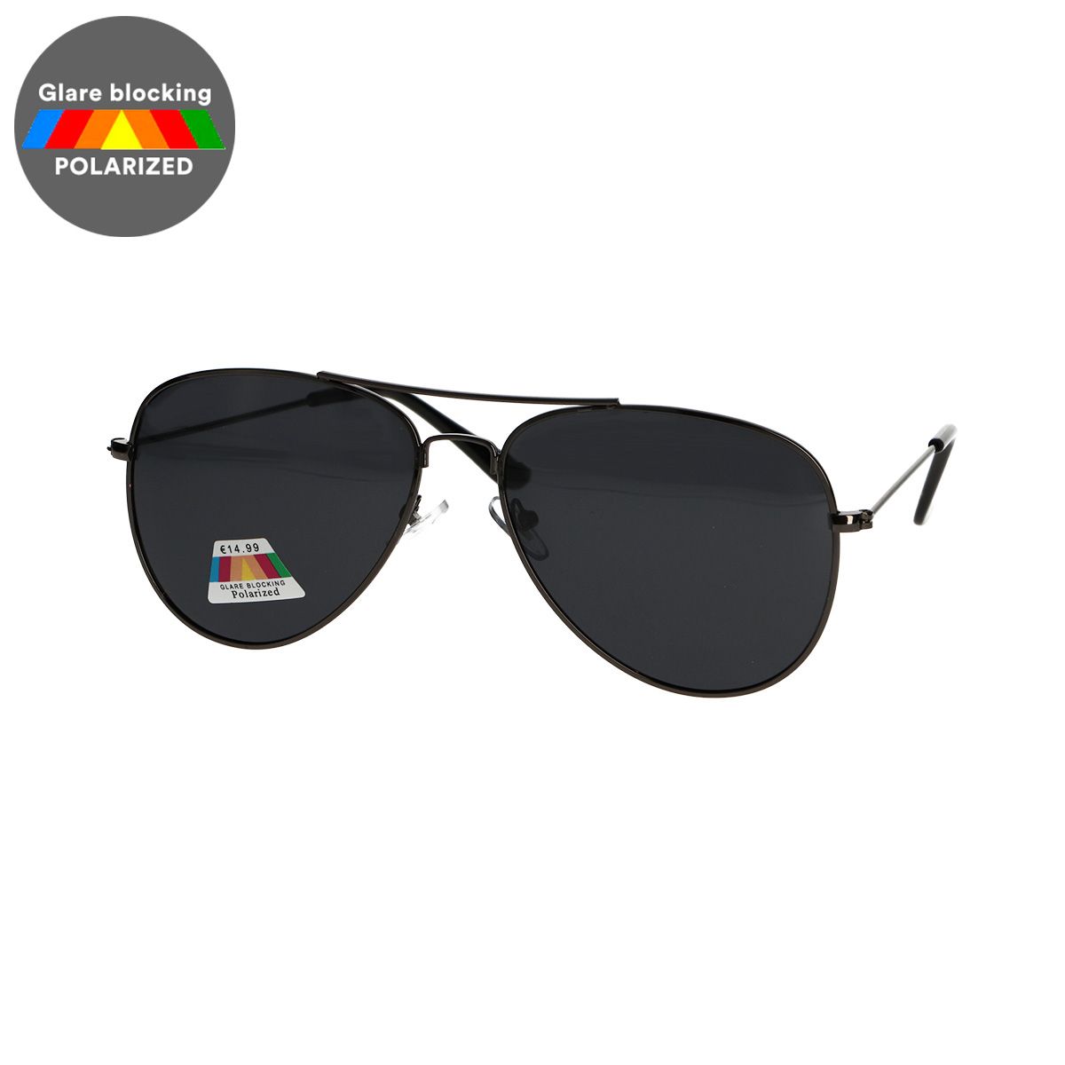 Spectre Spectre Pilote de lunettes de soleil polariazées Hommes gris noir
