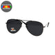 Spectre Spectre Pilote de lunettes de soleil polariazées Hommes gris noir