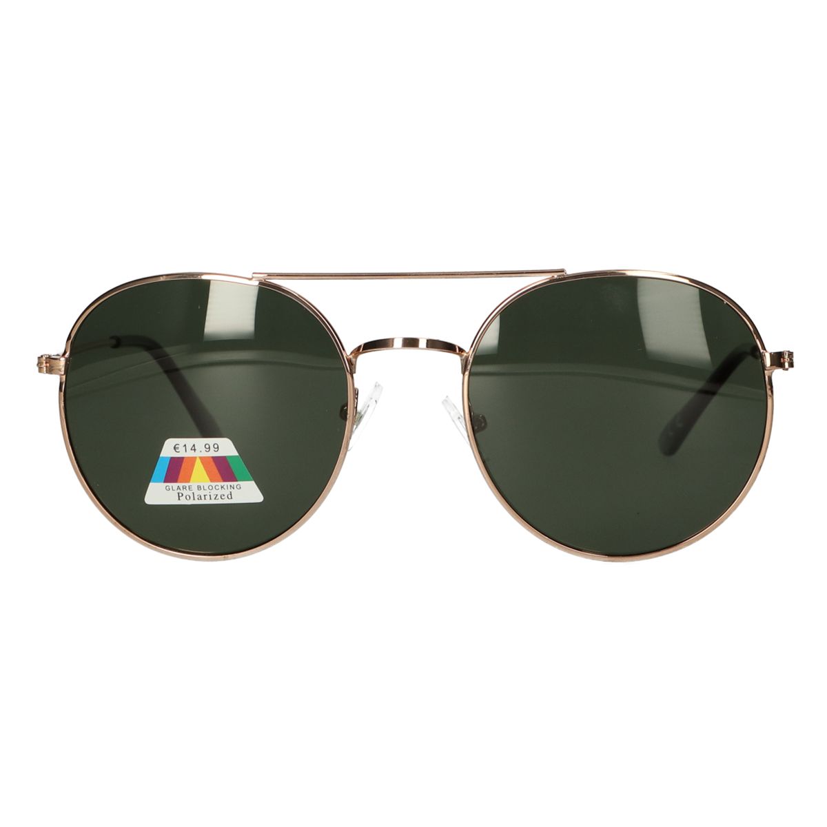 Lunettes de soleil polarisées Spectrum verre vert pilote unisexe