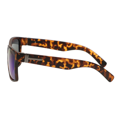 Lunettes de soleil polarisées Spectrum carré écaille bleu unisexe
