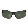 Les lunettes de soleil spectrum sporent des hommes de revêtement noir