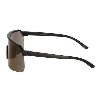Lunettes de soleil Spectrum Grands hommes de revêtement noir sport