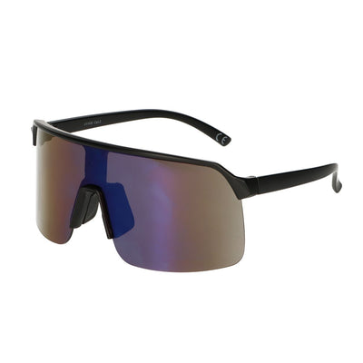 Lunettes de soleil Spectrum Grands hommes de revêtement noir sport