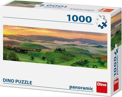 Dinotoys Dino Puzzle - Panorama Sunrise Toscany - 1000 pièces