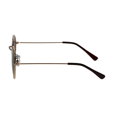 Spectrum Spectrum Lunettes de soleil Plat ovale Gol Metal Brown Unisexe
