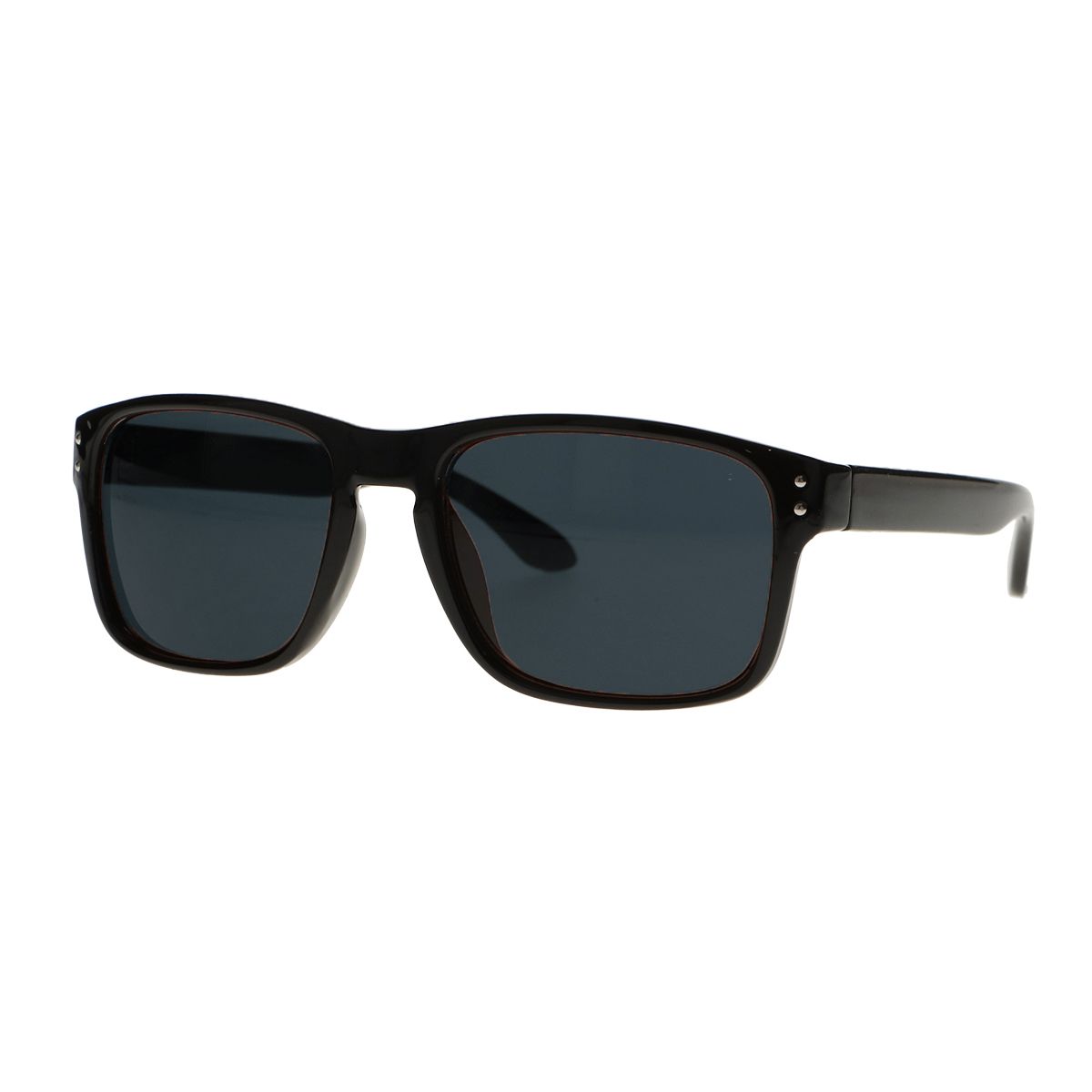 Spectrum Spectrum Lunettes de soleil Black Recangle Brown Glass Unisexe