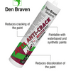 Den braven avaler mastic acrylique anti-fissure 310ml blanc - 11615201 - 11615201