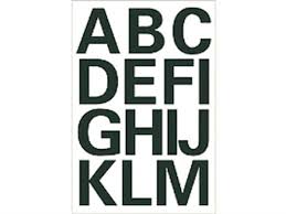 Autres marques - - Lettres noires A -z 25 mm