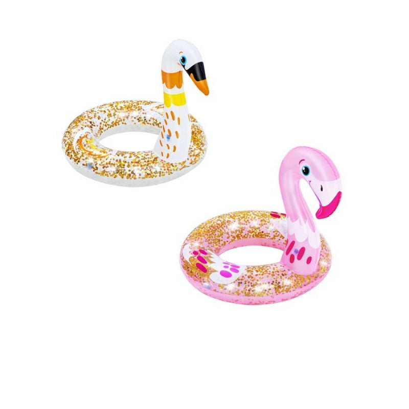 Différentes marques de bouée de bain oiseaux pailletés (2 ass.)