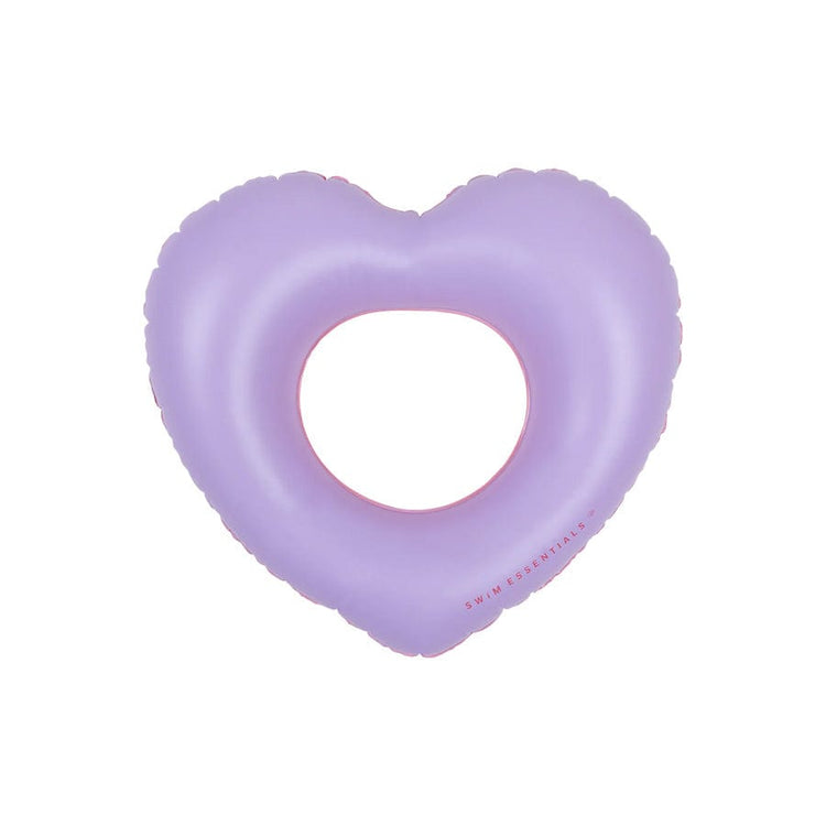 Tons emblématiques | Ruban de natation du cœur rouge violet Ø 55 cm