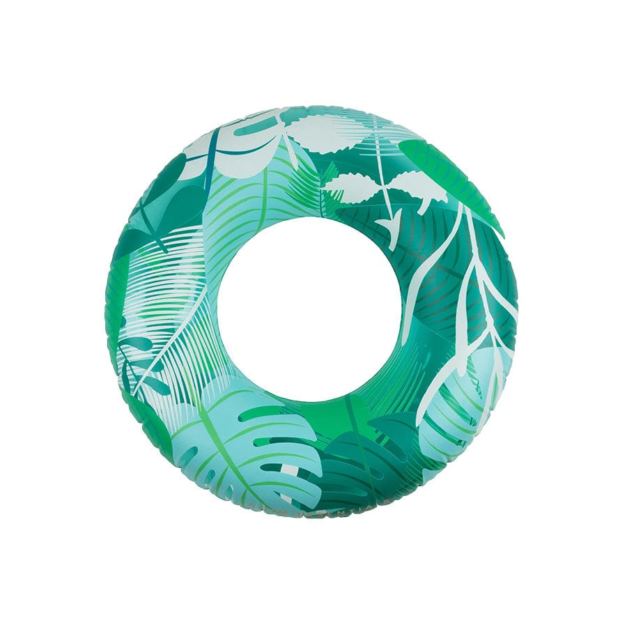 Rêve tropique | Bande de natation verte Ø 90 cm