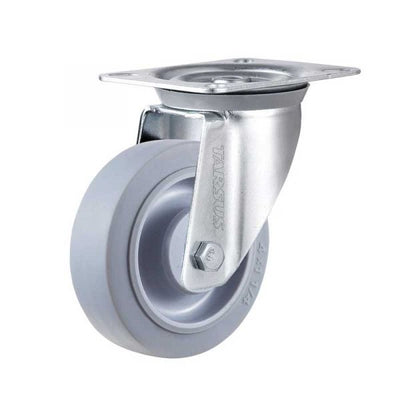 Roue pivotante Tarsus 100mm. TPE extra silencieux